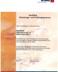 08/2013: Akkreditierung Messbar-